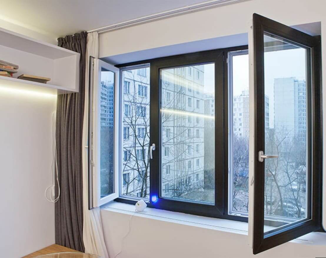 двусторонняя покраска окн